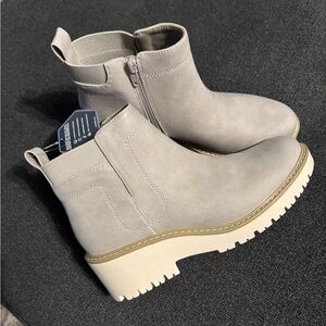 Stylish Gray Ankle Boots